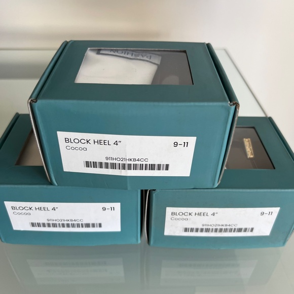 PASHION FOOTWEAR Block Heel Kit 4 COCOA - Picture 6 of 7